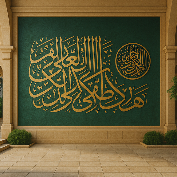 Calligraphic Islamic Murals